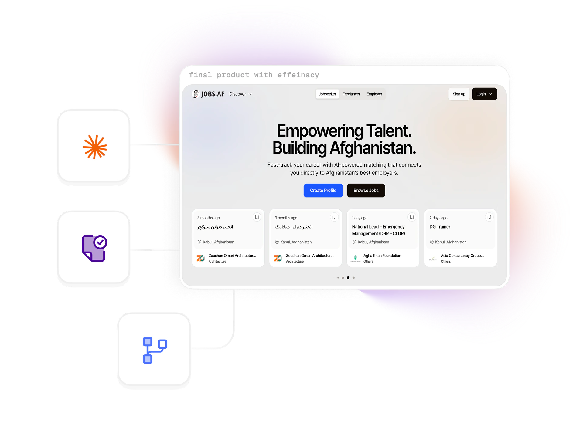 Custom software development — senior squads building bespoke applications on modern stacks